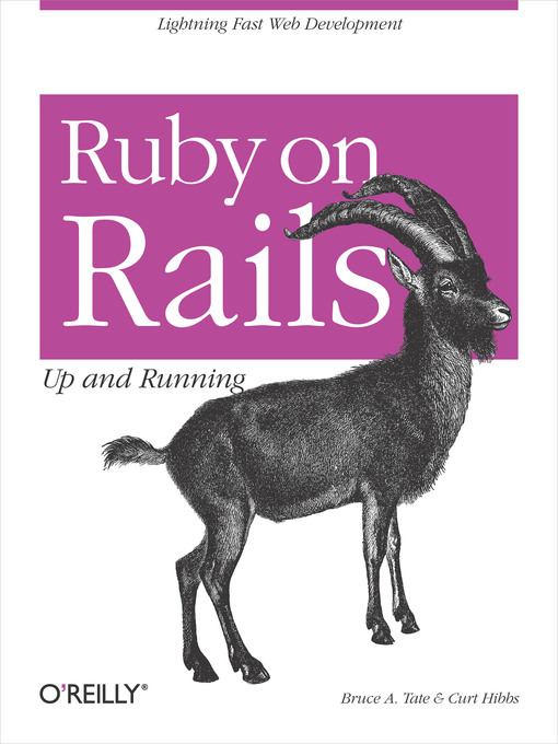 Title details for Ruby on Rails:  Up and Running by Bruce Tate - Wait list
